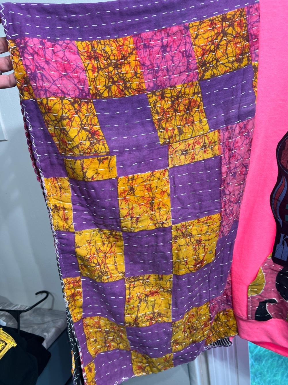 Handmade Neon Pink Janis Joplin Shirt - Picture 2 of 6